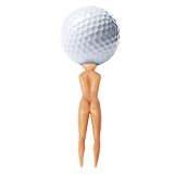 Nuddie Naked Lady Golf Tees - Tube of 6 Tees - by rezzu