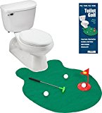 EZ Drinker Toilet Golf – Putter Practice in the Bathroom Toy with this Potty Putter